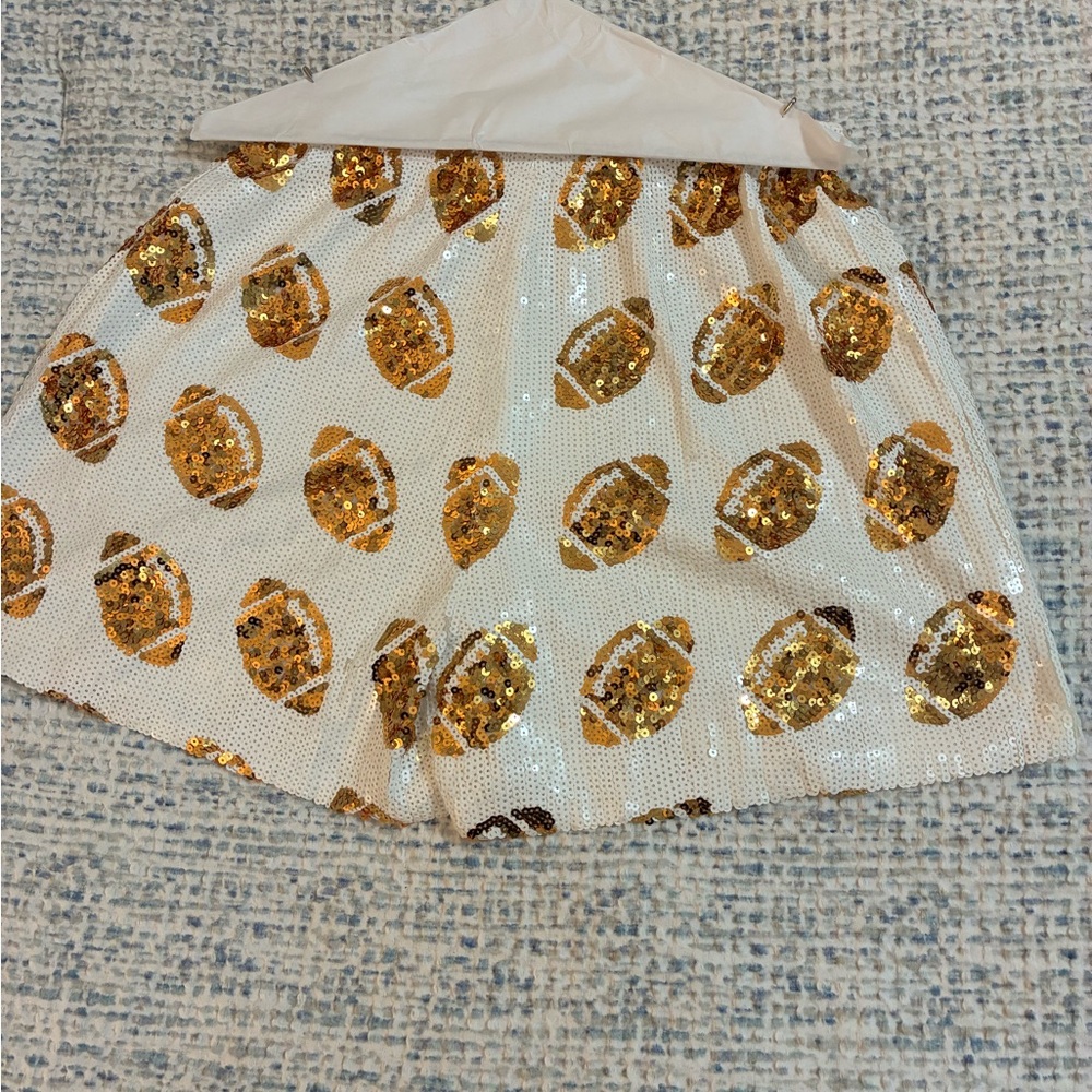 Gold Sequin Women's Shorts